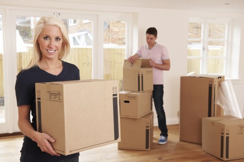 Professional packing service for a Westminster home move
