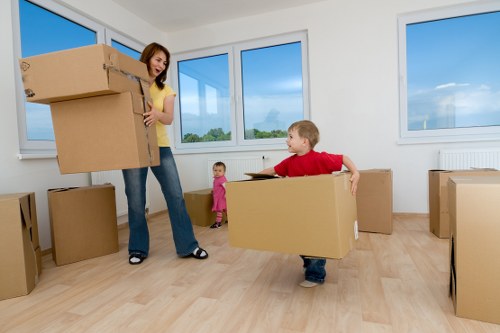 Careful handling of furniture during a house removal in Westminster