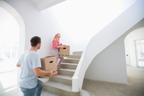 Moving van and office furniture access in central Westminster