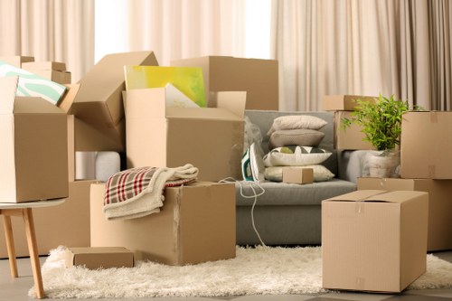 Packing and transport for a small office relocation in Westminster