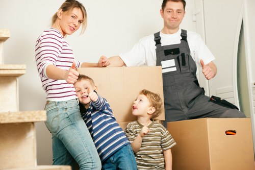 Residential flat move in Westminster with access planning